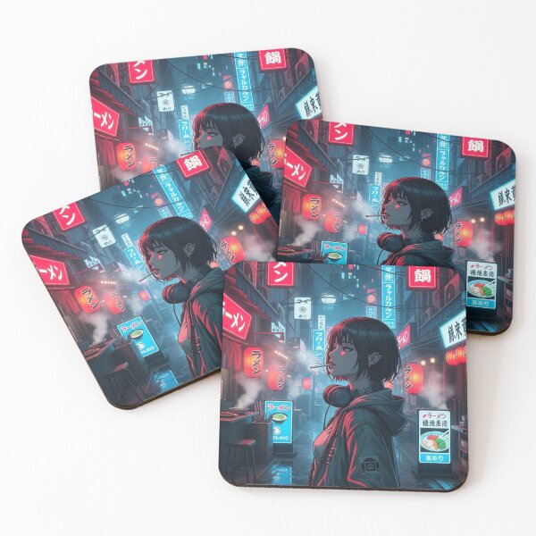 Item preview, Neon Silence – Cool Tokyo Nights designed and sold by Yoshi0604.