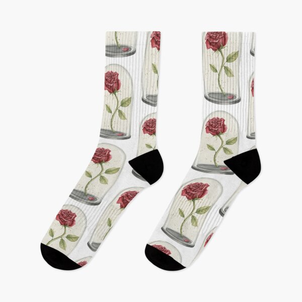 Item preview, Enchanted Beauty and the Beast Rose Botanical Art Prin designed and sold by eyesasdaggers.