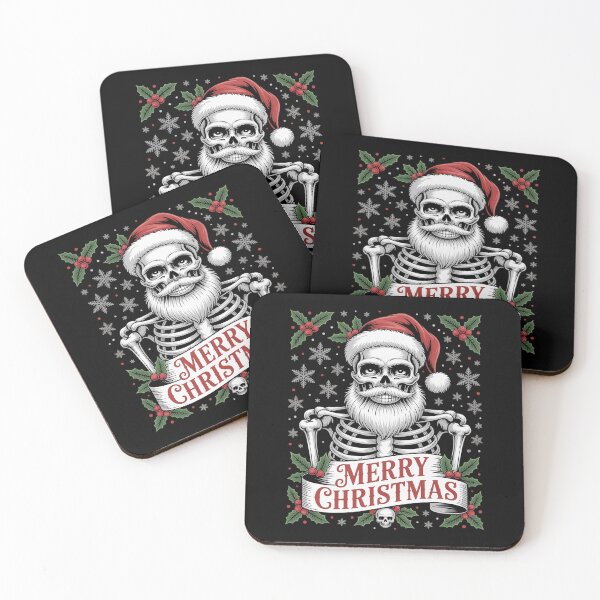 Item preview, Merry Christmas Creepy Goth Santa designed and sold by RayArmstrong.
