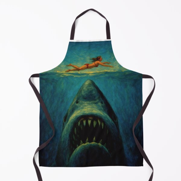 Item preview, Jaws: Fear Beneath the Waves – Horror Movie Poster designed and sold by Art's Diner.