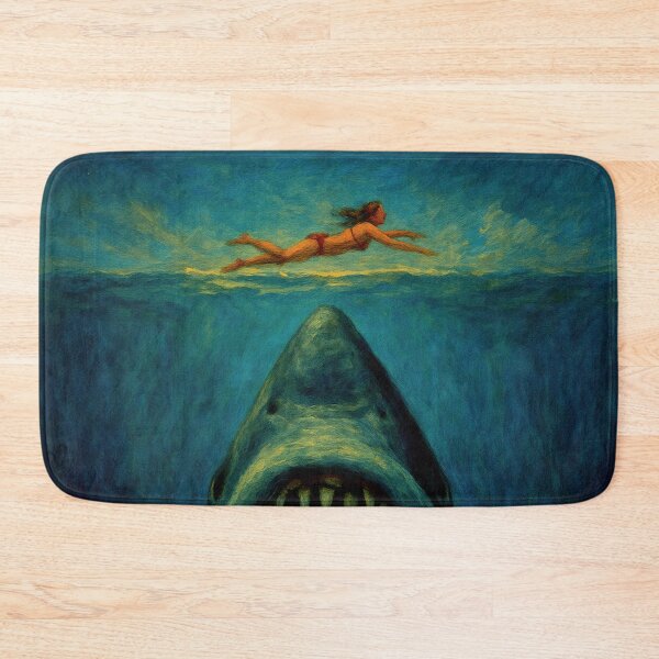 Item preview, Jaws: Fear Beneath the Waves – Horror Movie Poster designed and sold by Art's Diner.