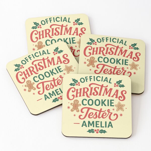 Item preview, Christmas Gift for Amelia – Official Cookie Tester designed and sold by Meandmyshop.