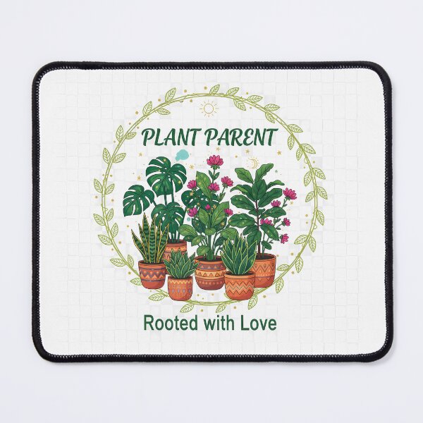Item preview, Plant Parent Rooted with Love Houseplant Circle Wreath designed and sold by TajSprinklz.