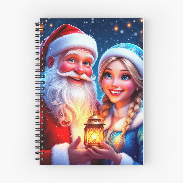 Item preview, Christmas Magic – Santa and Snow Maiden with Lantern designed and sold by AmetistLight.