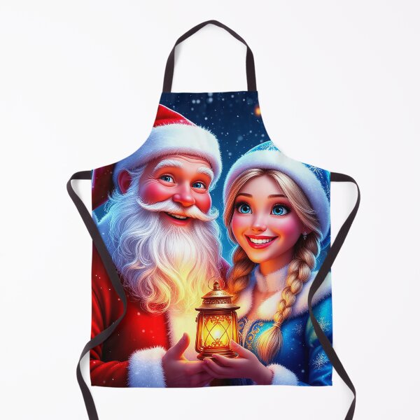 Item preview, Christmas Magic – Santa and Snow Maiden with Lantern designed and sold by AmetistLight.