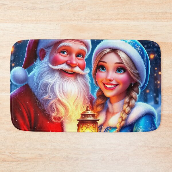 Item preview, Christmas Magic – Santa and Snow Maiden with Lantern designed and sold by AmetistLight.