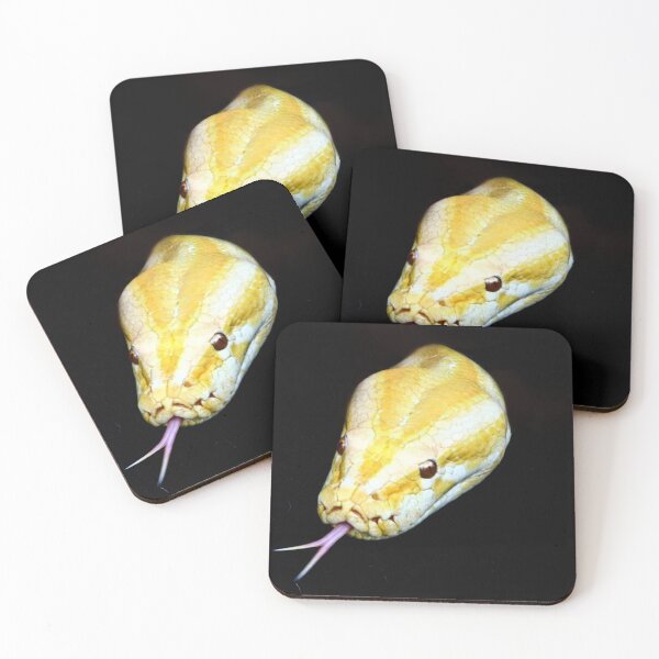 Item preview, Albino tiger reticulated python designed and sold by missmoneypenny.