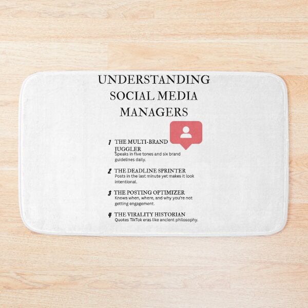 Item preview, Understanding Social Media Managers – Relatable Digital Life Moments designed and sold by PsyFlow35.