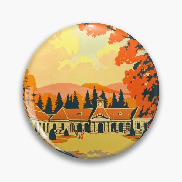 Item preview, Vintage Travel Poster | Luxeuil-les-Bains Art Deco | Eastern Railway France | Spa Destination Print | Autumn Colors & Elegance designed and sold by artofuniverse.