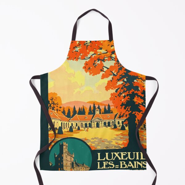 Item preview, Vintage Travel Poster | Luxeuil-les-Bains Art Deco | Eastern Railway France | Spa Destination Print | Autumn Colors & Elegance designed and sold by artofuniverse.
