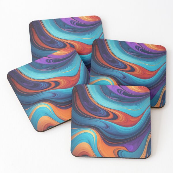 Item preview, Colourful fluid marble texture designed and sold by AbstractVortex.