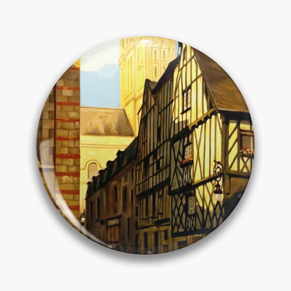 Item preview, Vintage Paris to Orléans Railway Travel Poster | Art Deco Angers | Constant Duval | French Vintage Wall Art & Home Decor designed and sold by artofuniverse.