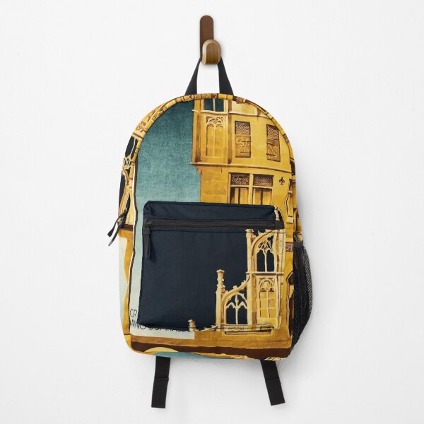 Item preview, Vintage Crüwell-Tabak Poster | Historic Crüwell-Haus in Bielefeld | Renaissance Architecture & Art Nouveau Design designed and sold by artofuniverse.