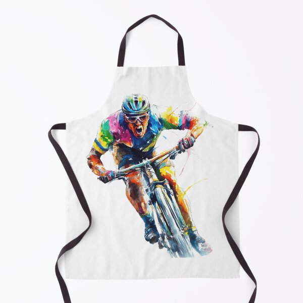 Item preview, Hardcore Watercolor Cyclist designed and sold by NAIRVANA.
