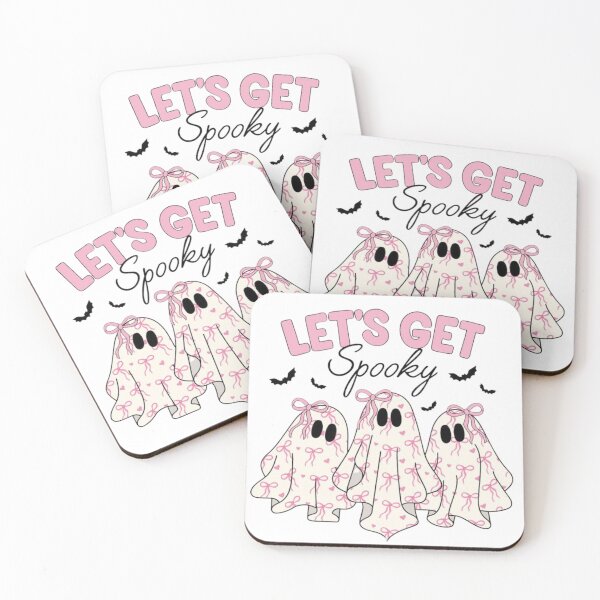 Item preview, Let’s Get Spooky – Cute Pink Ghostcore Halloween Design designed and sold by FloraMyst.