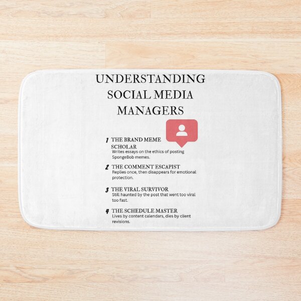 Item preview, Funny Social Media Manager Quotes – Understanding SMM Edition designed and sold by PsyFlow35.