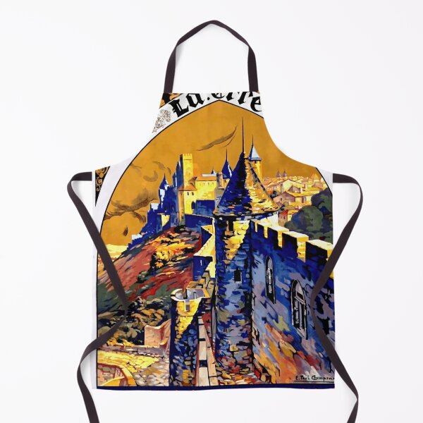 Item preview, Vintage Carcassonne Travel Poster | Art Nouveau Style | Medieval French City | Lucien Serre & Cie | Early 20th Century Print designed and sold by artofuniverse.