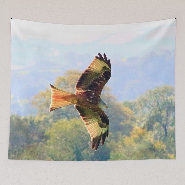 Item preview, Soaring red kite designed and sold by missmoneypenny.