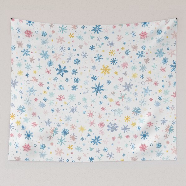 Item preview, Minimal Snow Particle Pattern – Soft Pastel Winter Seamless Texture | Cute Minimal Vector Design designed and sold by Windy-market.