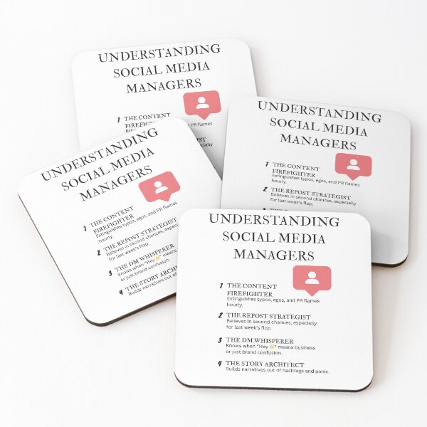 Item preview, Understanding Social Media Managers – Humor Only Marketers Get designed and sold by PsyFlow35.