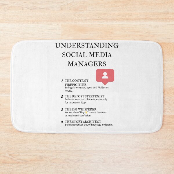 Item preview, Understanding Social Media Managers – Humor Only Marketers Get designed and sold by PsyFlow35.