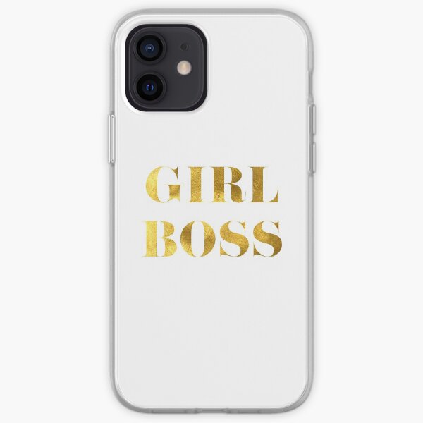 Girl Boss Faux Gold Foil iPhone Soft Case