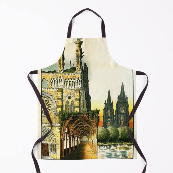Item preview, Vintage Travel Poster | Chemin de Fer du Nord | Soissons France Art Print | Gothic Architecture & Cultural Heritage designed and sold by artofuniverse.
