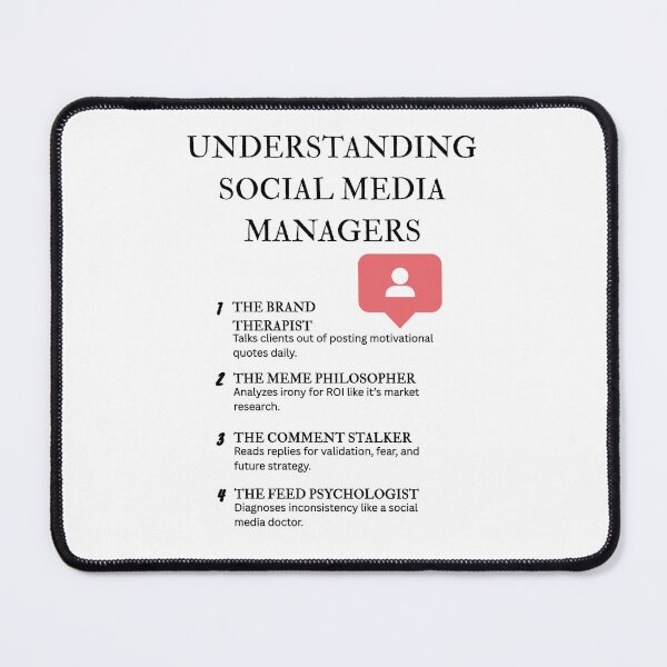 Item preview, Understanding Social Media Managers – Coffee, Chaos, and Content designed and sold by PsyFlow35.