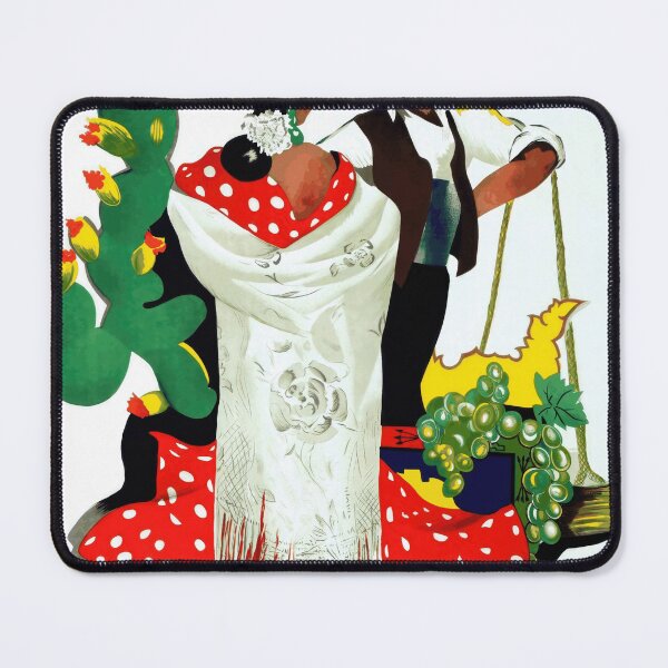 Item preview, Vintage Spanish Poster | Grandes Fiestas Málaga 1953 | Flamenco Art & Andalusian Culture | Mid-Century Wall Decor designed and sold by artofuniverse.