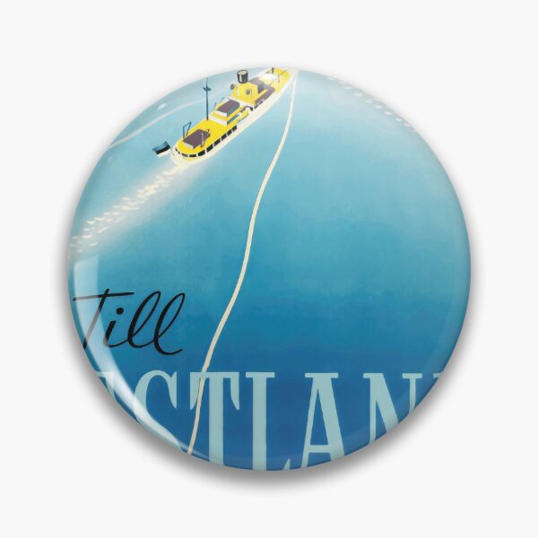 Item preview, Vintage Travel Poster | Ferry to Estonia | Art Deco Style | Bold Graphic Design | Early 20th Century | Steamship Journey designed and sold by artofuniverse.