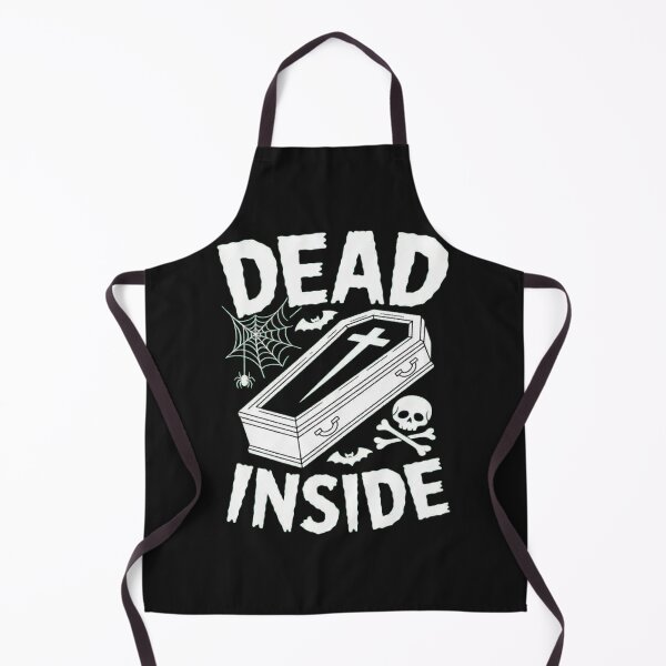 Item preview, Dead Inside Coffin Cross Skull Halloween designed and sold by ArnethiaHoward.