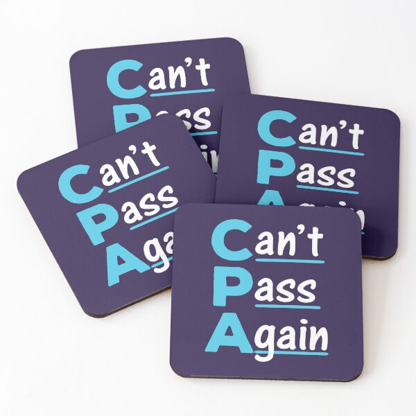 Artikelvorschau, CPA Funny Accountant Can't Pass Again Akronym entworfen und verkauft von jaygo.