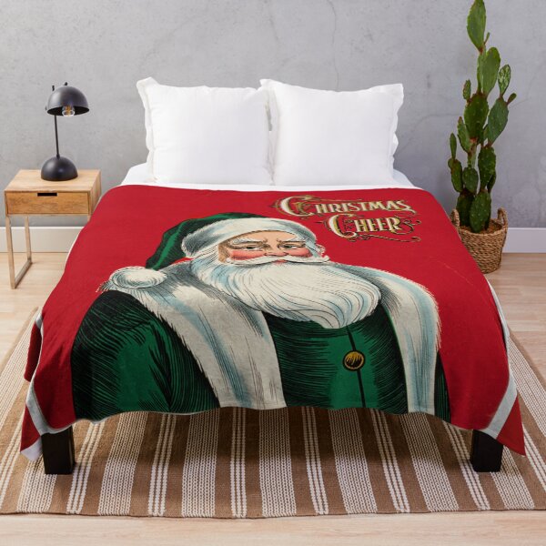 Item preview, Cute vintage 'Christmas Cheer' Santa Claus design designed and sold by Vintage Designs +.