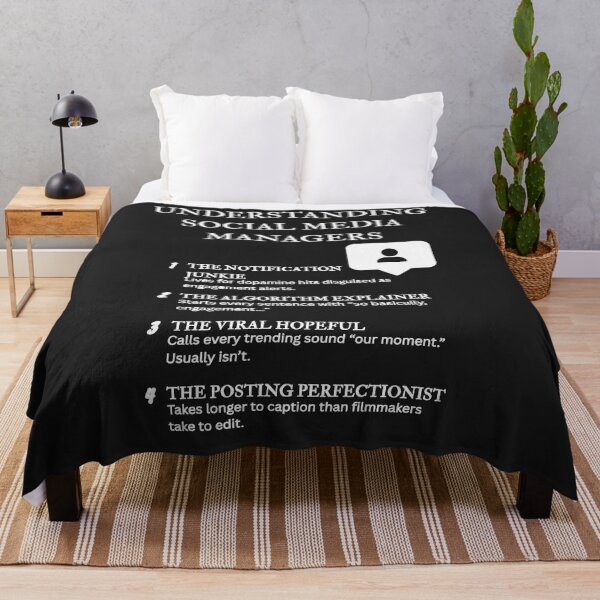 Item preview, Understanding Social Media Managers – The Algorithm Edition – Black designed and sold by PsyFlow35.