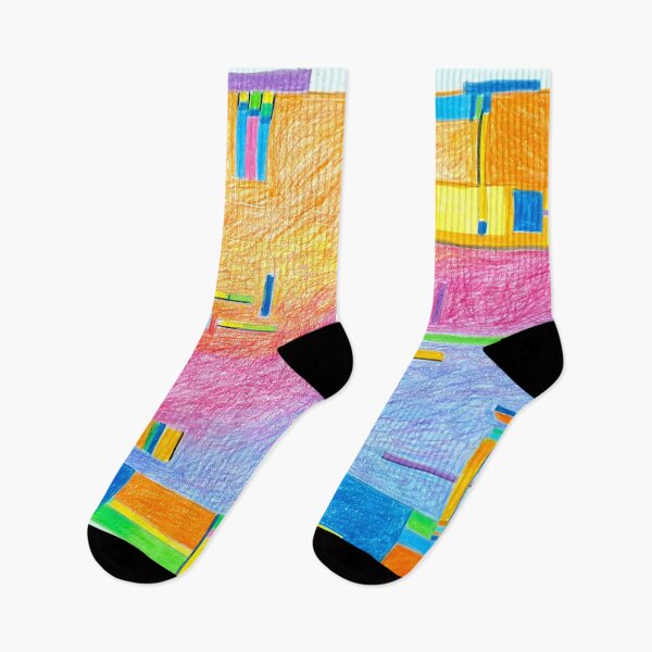Item preview, City in technicolor. abstract designed and sold by Tereza Pilar  Art.