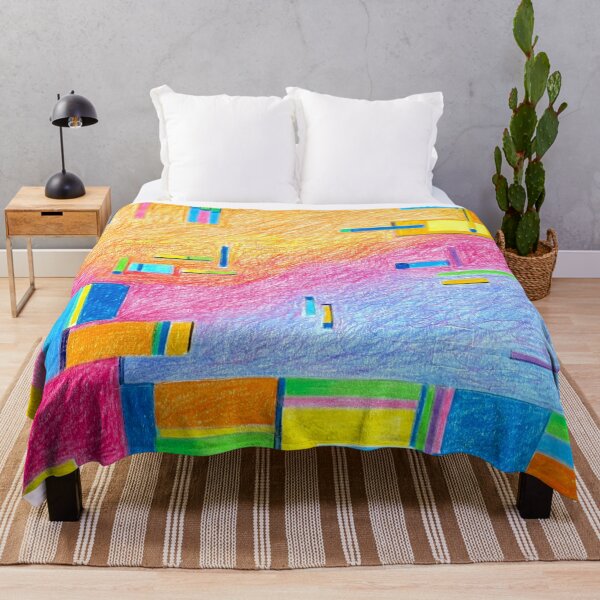 Item preview, City in technicolor. abstract designed and sold by Tereza Pilar Art.