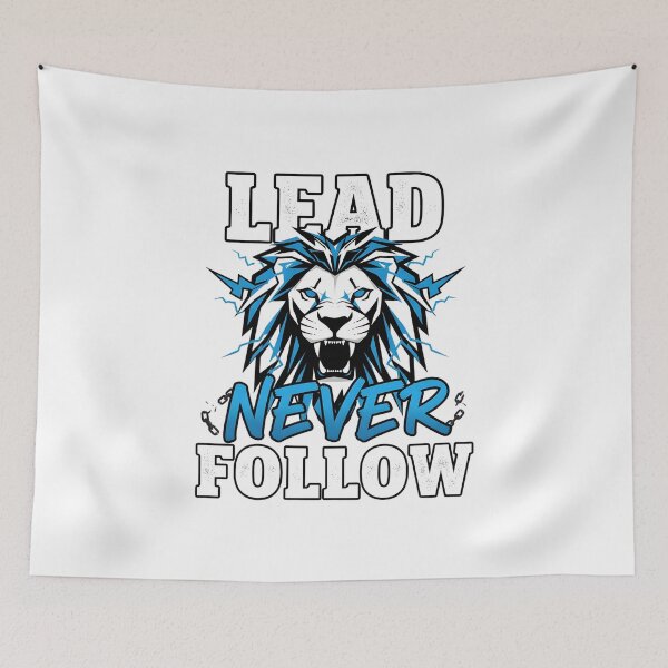 Item preview, Lead Never Follow Leaders | Bold Motivational Typography T-Shirt designed and sold by lamiarte.