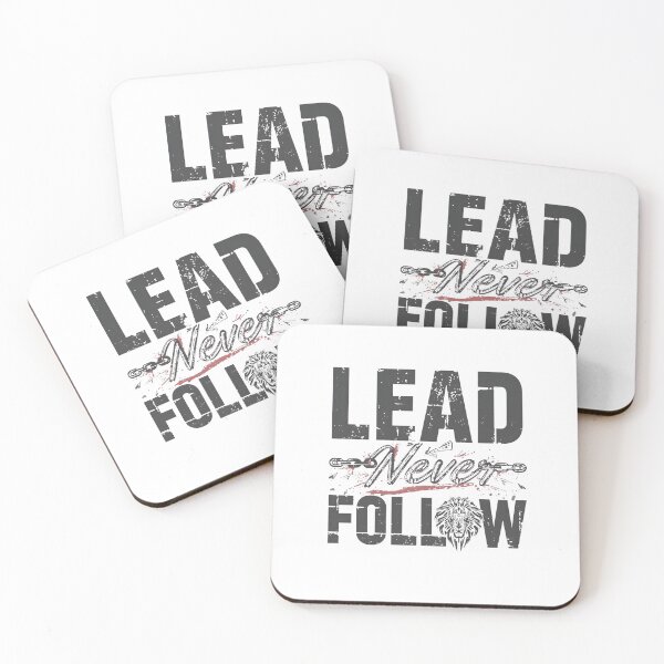 Item preview, Lead Never Follow Leaders | Bold Motivational Typography T-Shirt designed and sold by lamiarte.
