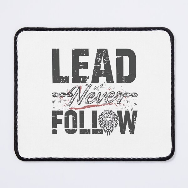 Item preview, Lead Never Follow Leaders | Bold Motivational Typography T-Shirt designed and sold by lamiarte.