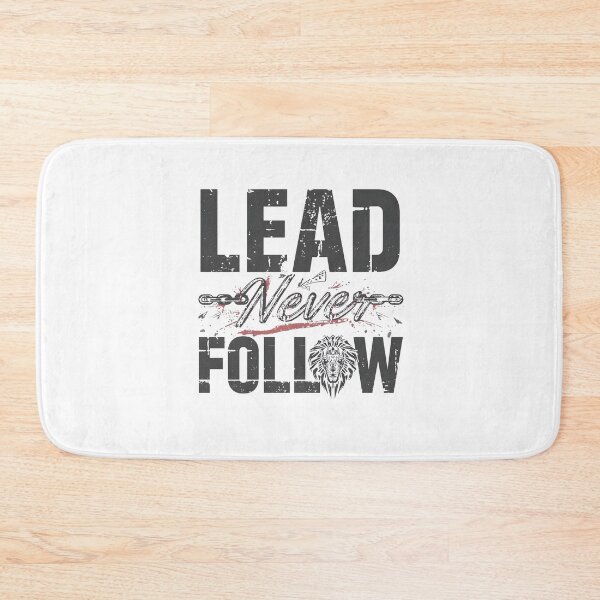 Item preview, Lead Never Follow Leaders | Bold Motivational Typography T-Shirt designed and sold by lamiarte.