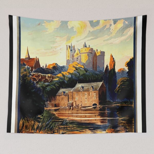 Item preview, Vintage French Travel Poster | Art Deco Style Print | Chemins de Fer de l'État | Vendée & Saintonge Railway Art designed and sold by artofuniverse.