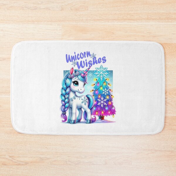 Item preview, Unicorn christmas wishes, fantasy art designed and sold by LoneAngel.