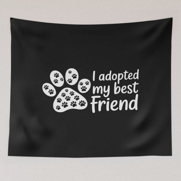 Item preview, Dog Rescue, I Adopted My Best Friend designed and sold by ArnethiaHoward.