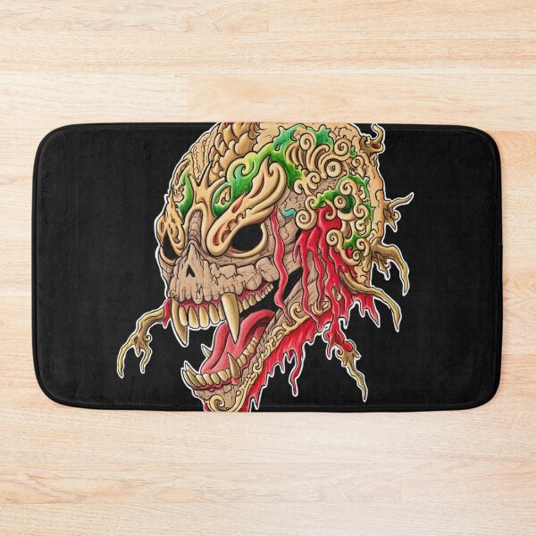 Item preview, Cool retro horror Heavy Metal monster flaming evil creature design artwork illustration designed and sold by Vintage Designs +.