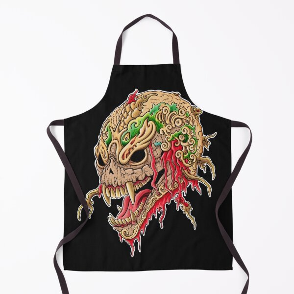 Item preview, Cool retro horror Heavy Metal monster flaming evil creature design artwork illustration designed and sold by Vintage Designs +.