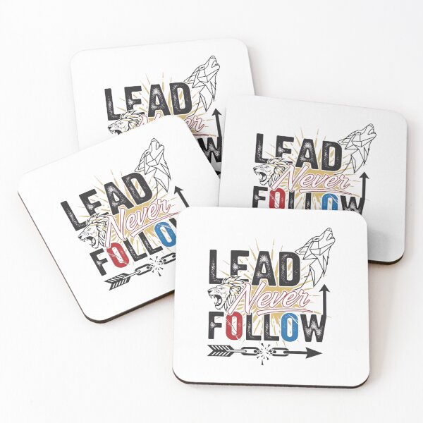 Item preview, Lead Never Follow Leaders | Bold Motivational Typography T-Shirt designed and sold by lamiarte.