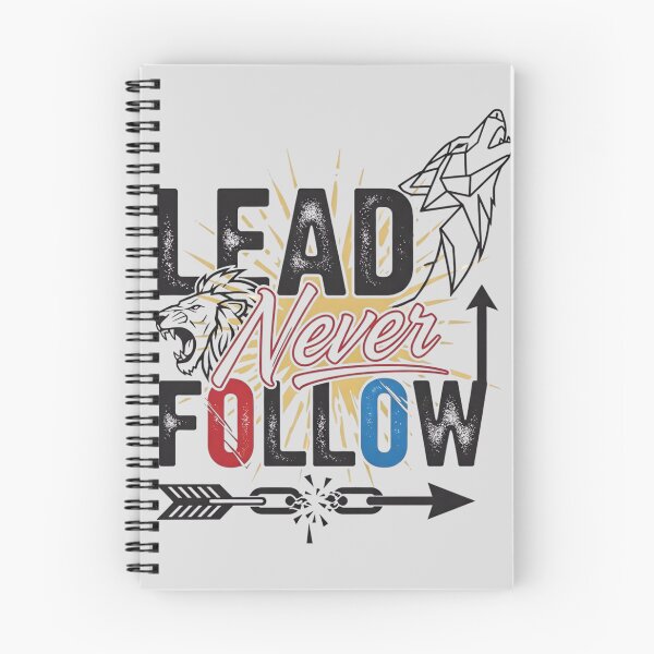 Item preview, Lead Never Follow Leaders | Bold Motivational Typography T-Shirt designed and sold by lamiarte.
