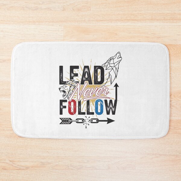 Item preview, Lead Never Follow Leaders | Bold Motivational Typography T-Shirt designed and sold by lamiarte.