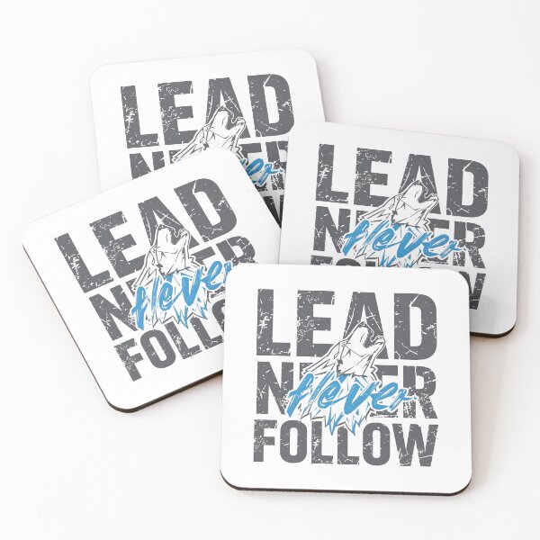 Item preview, Copy of Lead Never Follow Leaders | Bold Motivational Typography T-Shirt designed and sold by lamiarte.