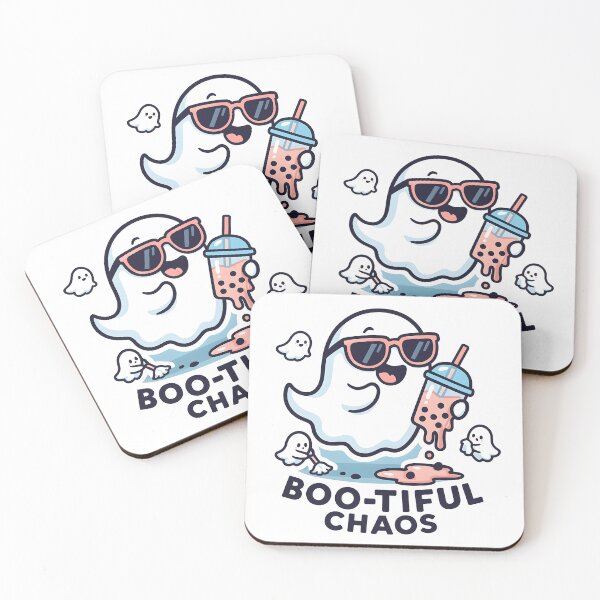 Item preview, Boo-tiful Chaos — Boba-Loving Ghost designed and sold by Cheerioza.